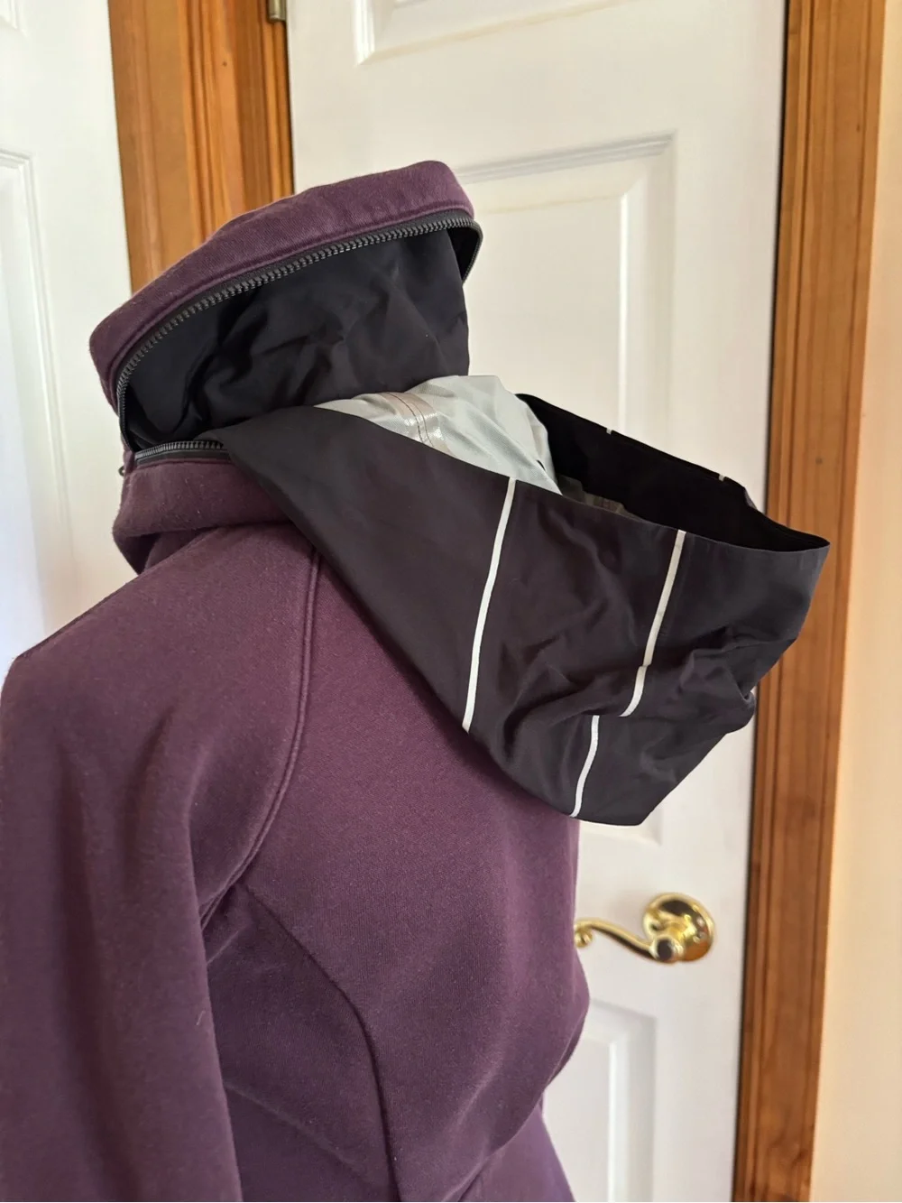 Lululemon &go Destination Hoodie Black Cherry size 4 - Picture 8 of 12